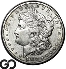 1883-S Morgan Silver Dollar Coin, Choice AU Better Date