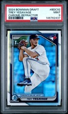 2024 BOWMAN DRAFT CHROME-REFRACTOR #BDC92 TREY YESAVAGE PSA 9
