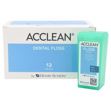 Acclean Dental Floss, Shred Resistant Nylon, Waxed, 200 Yards of Dental Floss...
