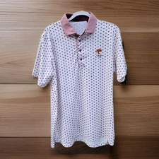 Greyson Wolf Kiawah Ocean Course Spring Garden All-Over AOP Mens Sz L Polo NWOT