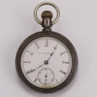 Antique Elgin Coin Silver Pocket Watch, Pre-Owned, Doesn't Run (47#20)