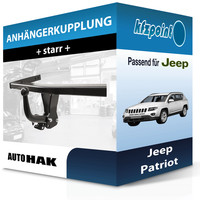 für Jeep Patriot 02.2007-04.2011 Auto HAK AnhäNgerkupplung Starr Neu