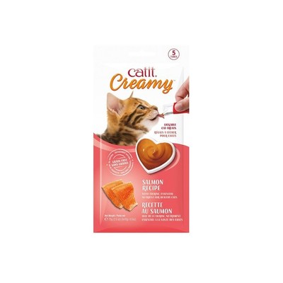 Catit Creamy Lickable Cat Treat   Hydrating and Healthy Treat for Cats of