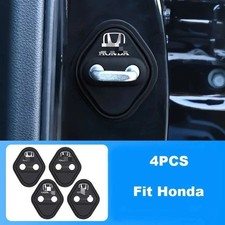 4pcs Car Accessories For Honda Door Lock Latches Cover Black Car Door Guard Lock 4pcs Car Accessories For Honda Door Lock Latches Cover Black Car Door Guard Lock
