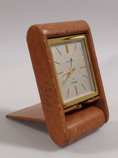 bh2/8 vintage Jaeger LeCoultre Reisewecker 8 Tage Werk für Hermès Paris