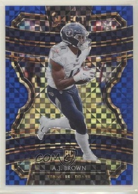 2019 Panini Select Concourse Blue Prizm 2/175 AJ Brown #30 Rookie RC s7f