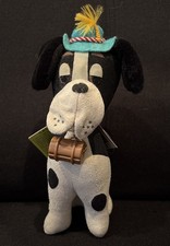 Vintage Dakin Dream Pets St Bernard Plush 7" Hat Barrel Spots Stuffed Dog