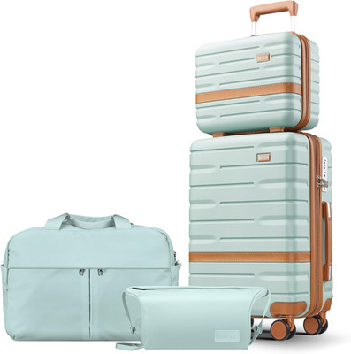 Luggage Sets with TSA Lock Hardside PC+ABS Carry on Expandable Suitcase with Spi