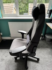 Noble Hero Gaming Chair High Tech Grey Fabric - Gaming Chair