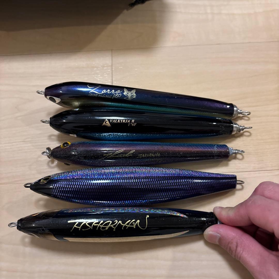 Fishing Lure Ripple Fisher and others10 green plugs  multi-container M set - Image 4