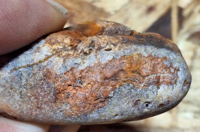 Rough Lake Superior Cold Water Agate Uncut Unpolished Seam Agate