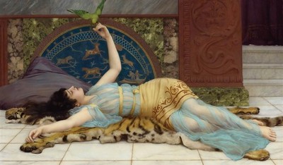 John William Godward Dolce Far Niente 1897 Neoclassical Fine Art Print Decor