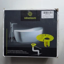 Freestanding Bathtub Drain Rough-in Kit 1-1/2" Male/Female/Threaded Sdanbom NIB