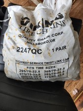 Tire Chains For Semi Truck Or Other Tire That Matches. Unused. Tire Chains For Semi Truck Or Other Tire That Matches. Unused.