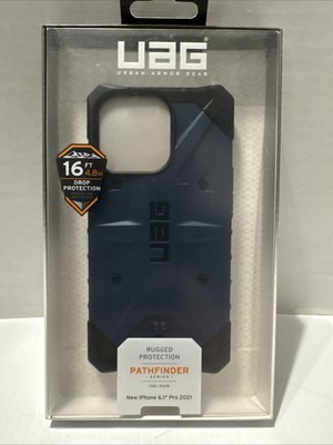 Urban Armor Gear UAG Pathfinder Magsafe Case for iPhone 14 Pro (6.1'') Blue Black