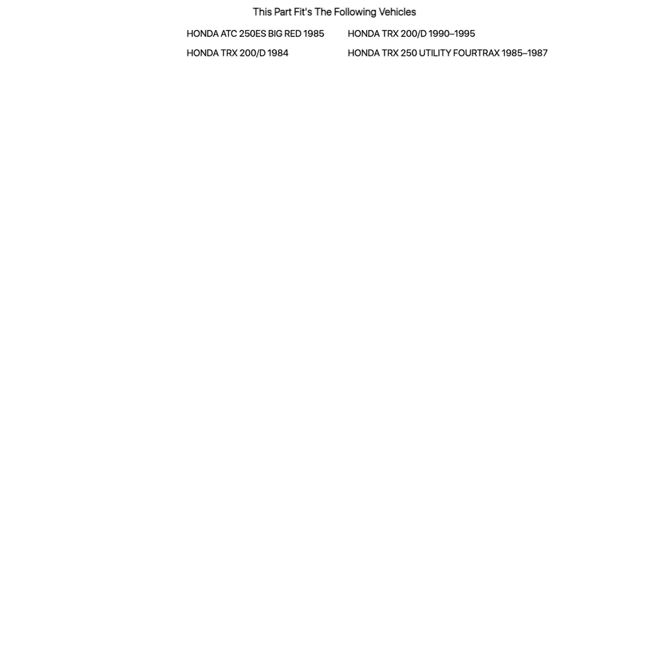 Cable de freno trasero Motion Pro, mano para Honda TRX 200/D 1984, 1990-1995 Foto 2 de 2