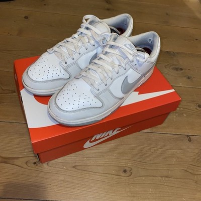 Nike Dunk Low Grey Fog Sneaker, Grau Weiß, Größe 44.5