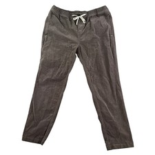 Vuori Optimist Corduroy Pants Mens XL Brown Cocoa Stretch Drawstring V440