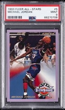 1993 FLEER ALL-STARS #5 MICHAEL JORDAN PSA 9