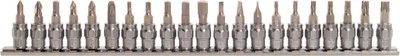 KS TOOLS 1/4" Bit Stecknuss-Satz 21-tlg. Knarren Bits Steckschlüssel mit Torx PH - Bild 1 von 4