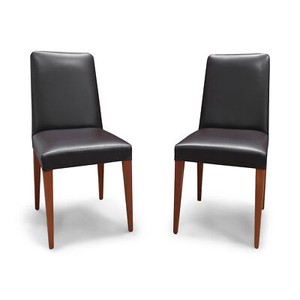 Pair of Brown Leather "Classic Chair" by Roberto Lazzeroni for Ceccotti