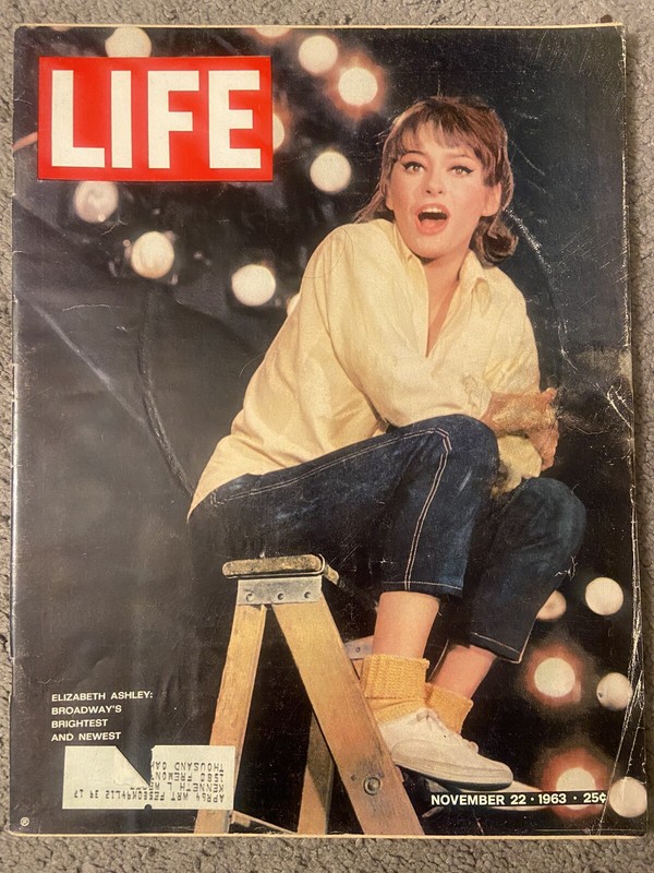 Life Magazine November 22 1963: Elizabeth Ashley Khrushchev Bobby Baker Europe
