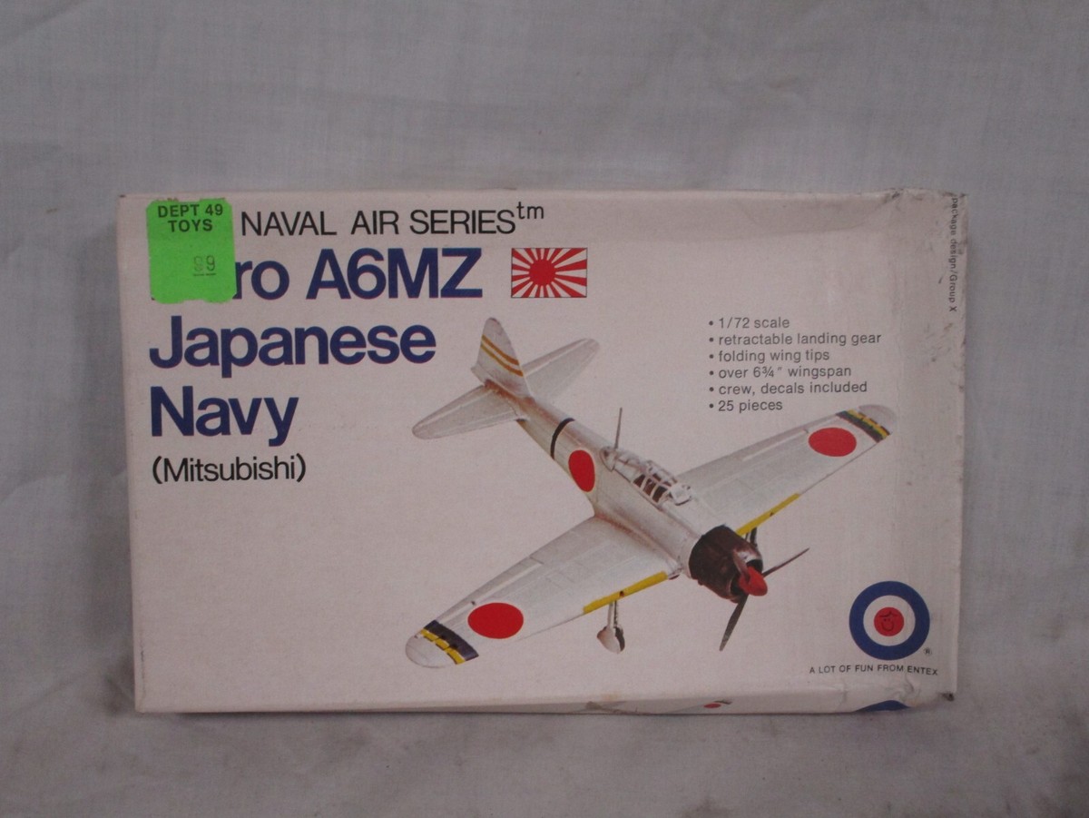 Entex #8493R Zero A6MZ Japanese Navy Model Kit | eBay