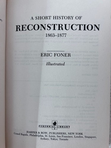 Books by Edward L. Ayers, Sidney Andrews & Eric Foner,The South After Civil War - Picture 19 of 24