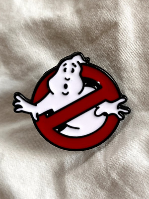 Ghostbusters Logo -  Enamel Pin / Badge - Excellent Condition