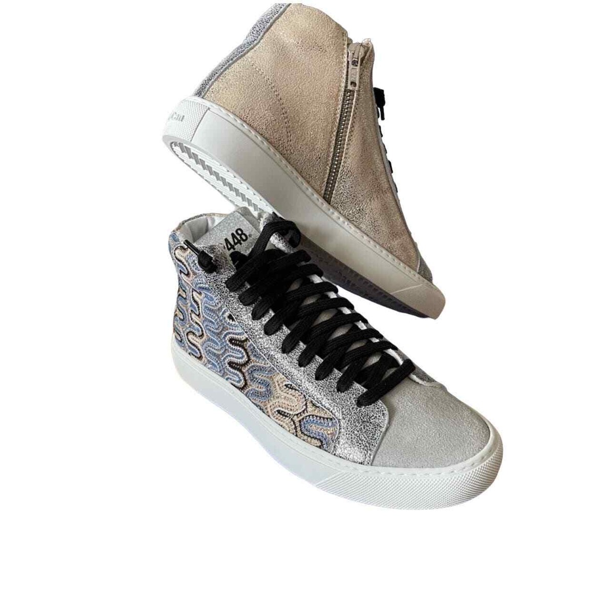 P448 Italian High Top Can Surf Later Star BS Panama Sneaker Size