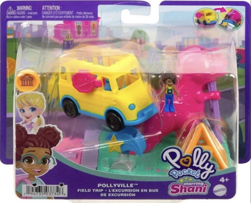 Polly Pocket - Pollyville - Starring Shani - Field Trip Playset