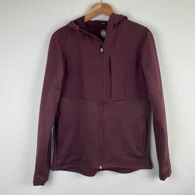 CLUB RIDE Womens Lightwgt. Zip Front Cycling / Biking Maroon Jacket Small