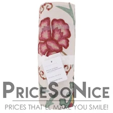 Pottery Barn Paige Suzani Embroidered Cotton Table Throw - 50x50" MSRP $149.00