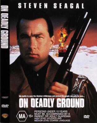 On Deadly Ground (DVD, 1994) Region 4 Free Post