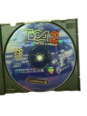 Jeu PC TOCA 2 : Touring Cars - Codemasters, En Bon état Avec Instructions
