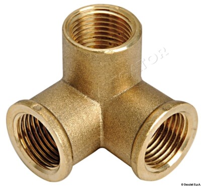 Osculati Brass 3-way joint 3/4''