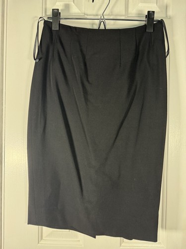 Vintage Yigal Azroul Black Skirt Suit Size 2 - Afbeelding 7 van 9
