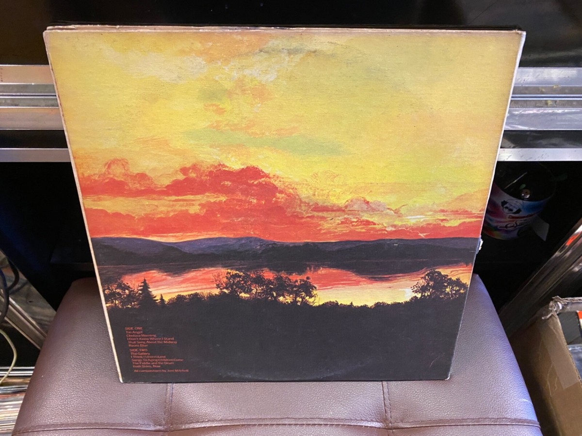 Joni Mitchell - Clouds LP Reprise 1969 [2 tone labels] [Both Sides