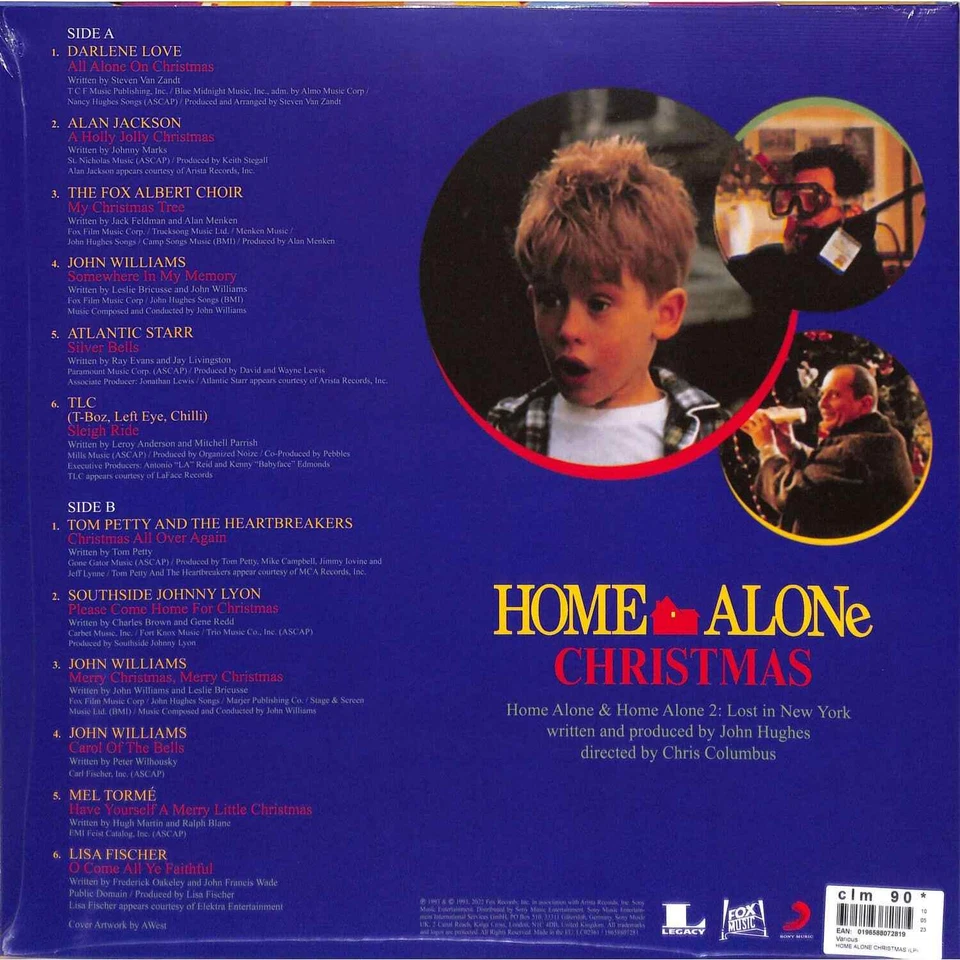 Various / HOME ALONE CHRISTMAS (LP) / Sony Music Catalog / 19658807281 / LP - Bild 2 von 2