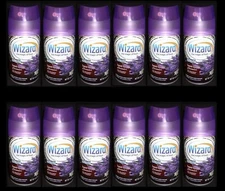 12 Wizard Automatic Spray Refills Sweet Vanilla Lavender 5 oz