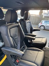 Mercedes Vito Tourer V Class Black Nappa  Leather Captain Seats X2 2003 - 2024