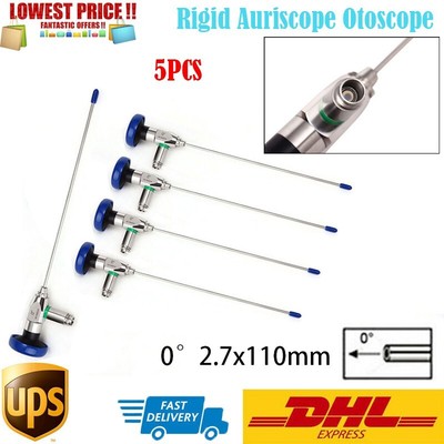 Endoscope Auriscope 0°2.7x110mm Otoscope Ear Mirror Fit for storz/Olympus/Wolf-5