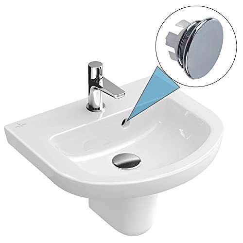 4 Pack Double Layer Sink Basin Overflow Trim Ring Bathroom Hole Cover Caps - Picture 3 of 6