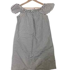 J. Crew Striped Off Shoulder Sundress  Small
