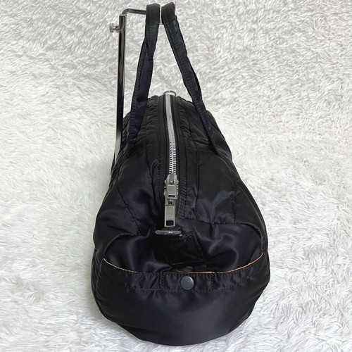 Porter Yoshida & Co Tanker Duffle Bag Boston Bag Black Auth 44 x 25 x 16 cm - Picture 4 of 16