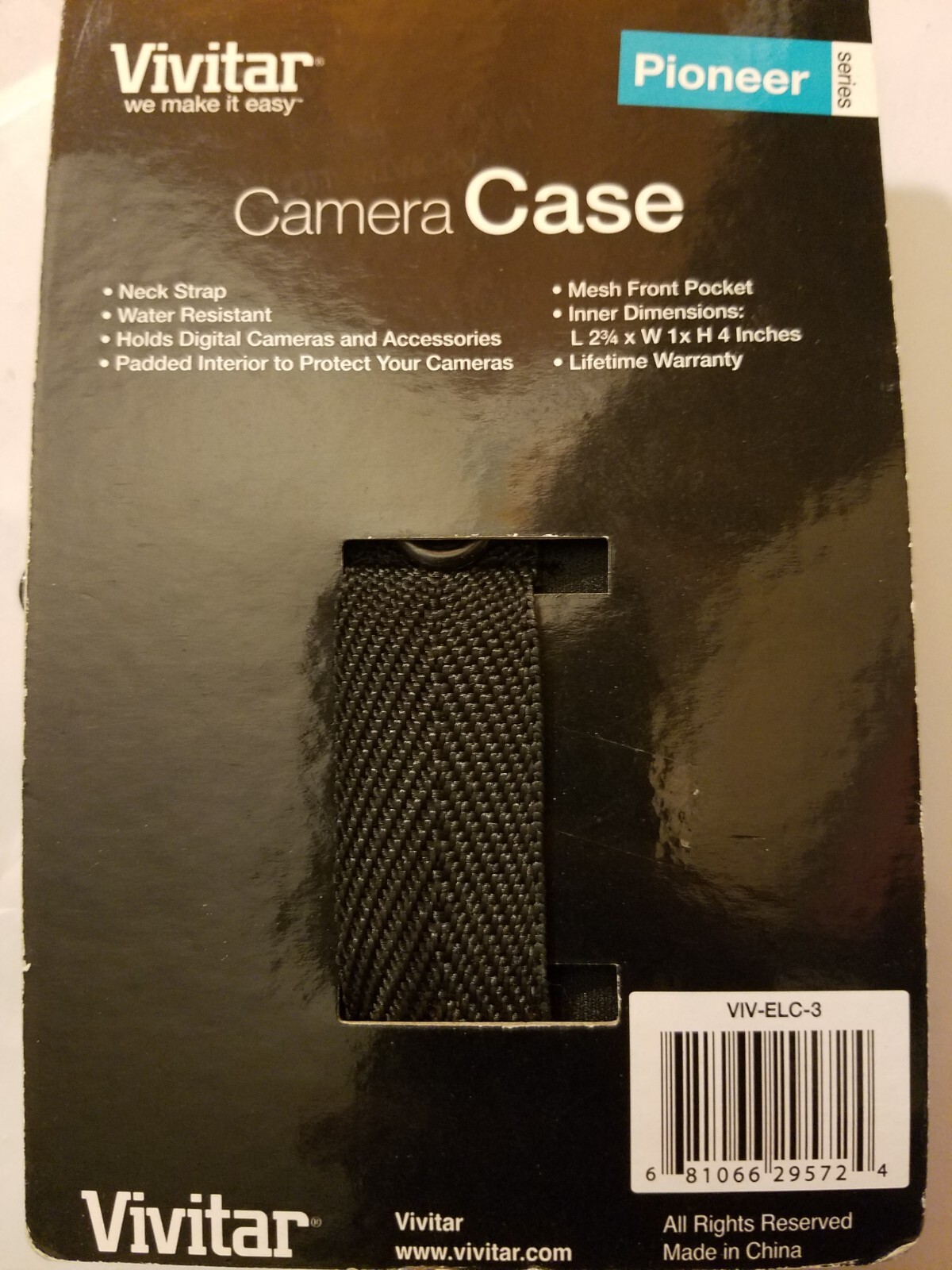 New Vivitar Camera Case VIV-ELC-3 Pioneer Series Vivitar Camera Case