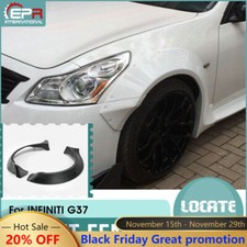 For Infiniti G37 Tp Style Frp Unpainted Wide Body Front Fender Flares Mudguards