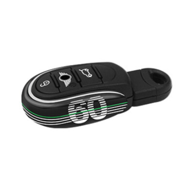 Ontto Cover Portachiavi In TPU Verde Per BMW Mini Cooper (F54 F55 F56 F57 F60, 4 Pulsanti)