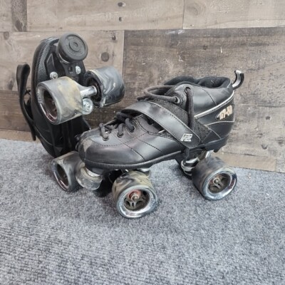 Rock Skates GT-50 Black Roller Skates Size 5 Sure Grip