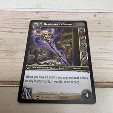 WORLD OF WARCRAFT, TGC / CCG, HEADMASTER’S CHARGE, EPIC, AZEROTH 325/361